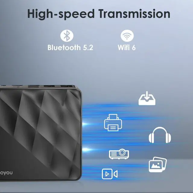 Alt view image 5 of 5 - Azeyou Mini PC, Desktop Computer N100, Mini Computer 16GB RAM 1TB M.2 SSD, PC Desktop Support Triple 4K Screens, WiFi 6/BT 5.2, OS 11 Pro, Ultra-Compact Micro PC for Home & Office