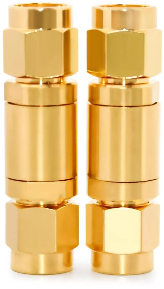 Main image of TOJOIN RF Coaxial Adapter Connector 3.5MM Male to Male DC-30GHZ 50ohm, RF 3.5MM Adapter for RF Cable, Coupler Antenna, Extension Cable, WiFi, 2PCS