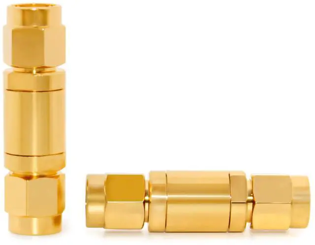 Alt view image 3 of 5 - TOJOIN RF Coaxial Adapter Connector 3.5MM Male to Male DC-30GHZ 50ohm, RF 3.5MM Adapter for RF Cable, Coupler Antenna, Extension Cable, WiFi, 2PCS