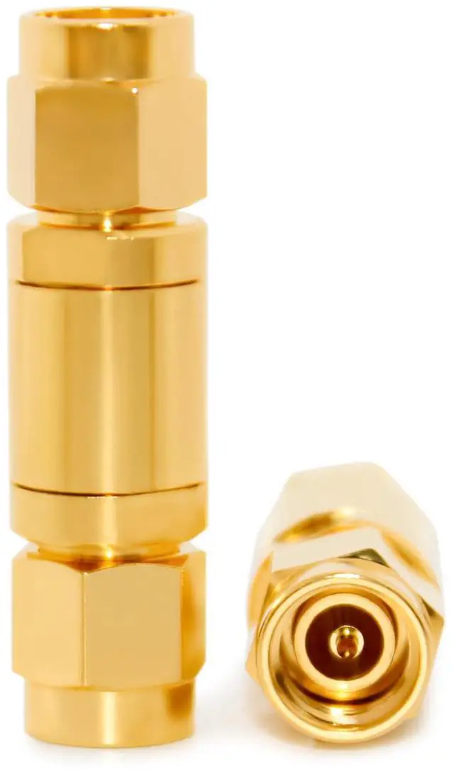 Alt view image 5 of 5 - TOJOIN RF Coaxial Adapter Connector 3.5MM Male to Male DC-30GHZ 50ohm, RF 3.5MM Adapter for RF Cable, Coupler Antenna, Extension Cable, WiFi, 2PCS