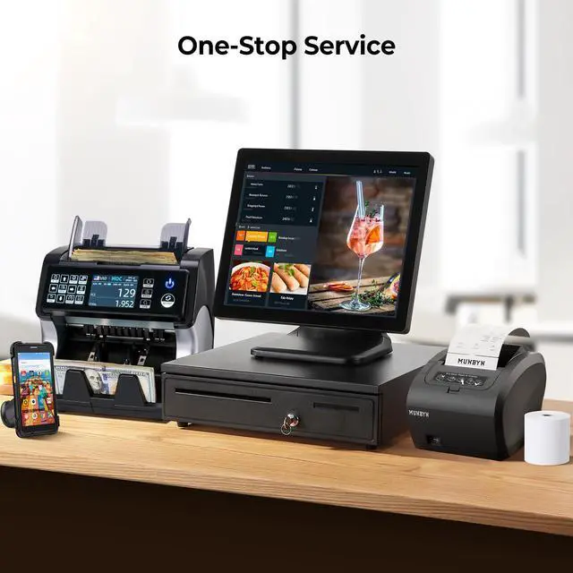 Alt view image 3 of 5 - MUNBYN Thermal Receipt Printe USB/Ethernet Port 80mm Printer for POS