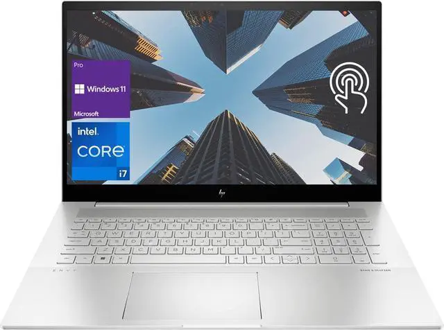 Alt view image 2 of 7 - HP Envy Business 17 Laptop, 17.3" FHD Touchscreen, 12th Gen Intel Core i7-1260P 12 Cores Processor, Intel Iris Xe Graphics, 16GB DDR4  512GB PCIe SSD, Backlit Keyboard, Wi-Fi 6, Windows 11