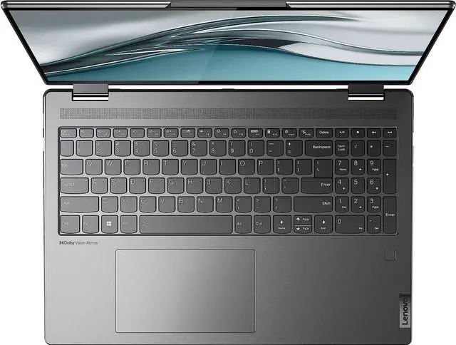Alt view image 6 of 7 - Lenovo Yoga 7i 2-in-1 16 Laptop, 16" 2.5K (2560x1600) touchscreen , Intel Core i5-1240P 12-Core, Intel Iris Xe Graphics, 8GB  DDR4  1TB PCIe SSD, Fingerprint, Windows 11 Pro