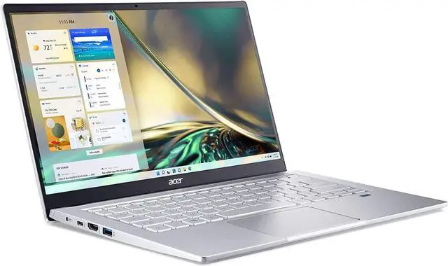 Alt view image 3 of 6 - Acer Swift 3 Intel Evo Thin & Light Laptop, 14" Full HD Display, Intel Core i7-1165G7 4 cores, Iris Xe Graphics, 8GB  DDR4  256GB  PCIe SSD,  Wi-Fi 6 Back-lit KB, Windows 11 Pro