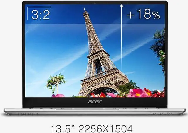 Alt view image 4 of 7 - Acer Swift 3 13 Intel Evo Thin & Light Laptop, 13.5" 2K (2256 x 1504) Display, Intel Core i7-1165G7 4 cores, Intel Iris Xe Graphics, 8GB DDR4  1TB PCIe SSD, Fingerprint Reader, Windows 11 Pro