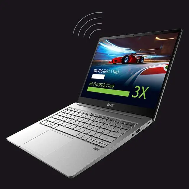 Alt view image 5 of 7 - Acer Swift 3 13 Intel Evo Thin & Light Laptop, 13.5" 2K (2256 x 1504) Display, Intel Core i7-1165G7 4 cores, Intel Iris Xe Graphics, 8GB DDR4  1TB PCIe SSD, Fingerprint Reader, Windows 11 Pro