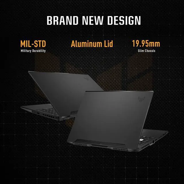 Alt view image 4 of 7 - ASUS TUF Dash 15 Gaming Laptop, 15.6" 144Hz FHD Display, Intel Core i5 12450H 8 cores Processor, NVIDIA GeForce RTX 3050 Ti 4GB GDDR6, 32GB DDR5  4TB  PCIe SSD, Wi-Fi 6, Windows 11 Pro