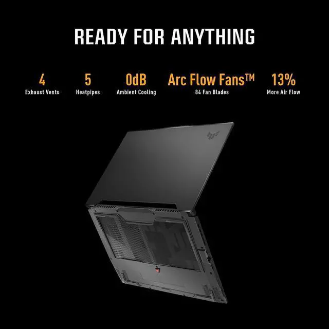 Alt view image 5 of 7 - ASUS TUF Dash 15 Gaming Laptop, 15.6" 144Hz FHD Display, Intel Core i5 12450H 8 cores Processor, NVIDIA GeForce RTX 3050 Ti 4GB GDDR6, 32GB DDR5  4TB  PCIe SSD, Wi-Fi 6, Windows 11 Pro