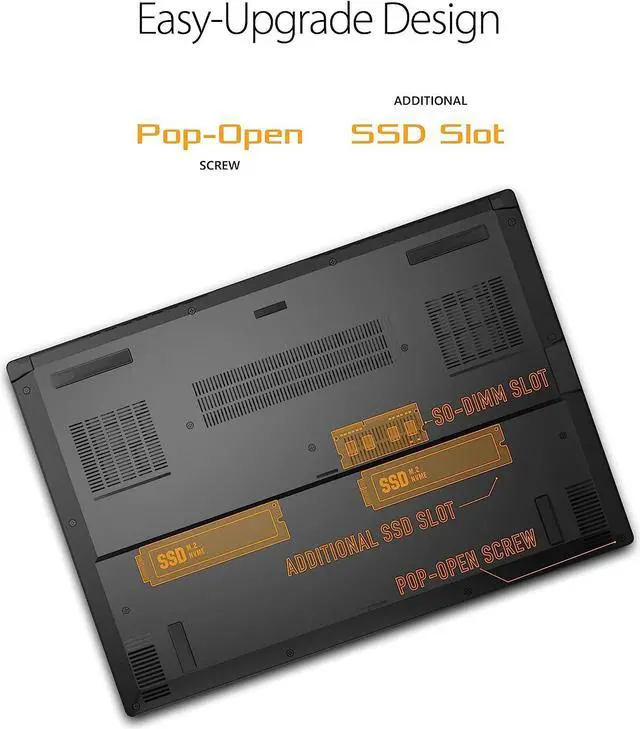 Alt view image 7 of 7 - ASUS TUF Dash 15 Ultra Slim Gaming Laptop, 15.6" 144Hz FHD, Intel Core i7-11370H 4 cores, NVIDIA GeForce RTX 3050 Ti 4GB GDDR6, 32GB DDR4  4TB PCIe SSD, Thunderbolt 4, Windows 11 Pro