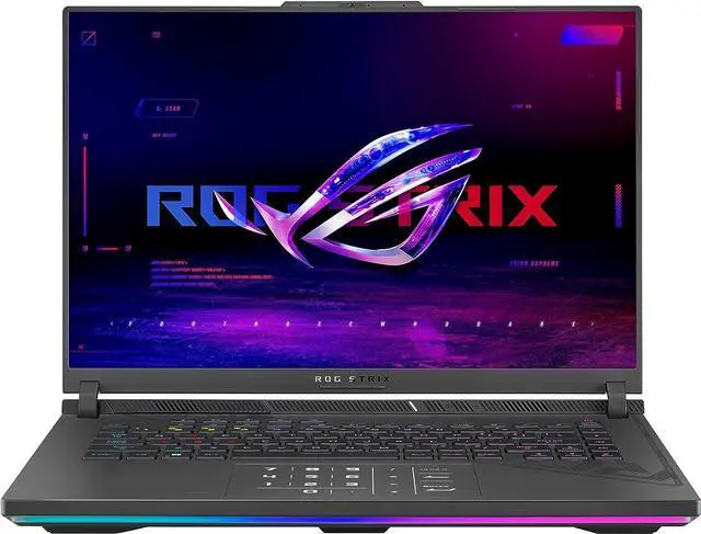 Alt view image 2 of 7 - ASUS ROG Strix G16 Gaming Laptop, 16" QHD 240Hz Display, Intel Core i9-13980HX 24 Cores Processor, NVIDIA GeForce RTX 4070 8GB GDDR6 Graphics, 32GB DDR5  4TB  PCIe SSD, Wi-Fi 6E, Windows 11 Pro