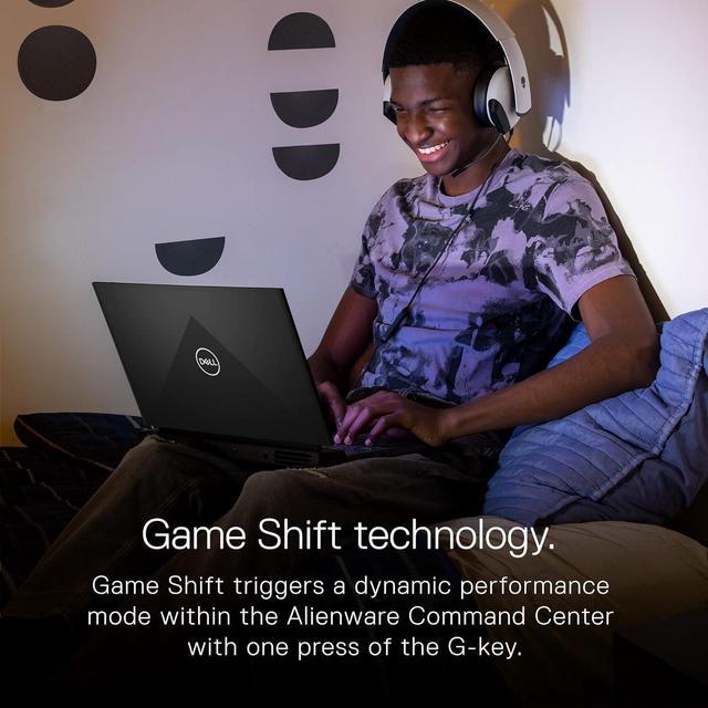 Alt view image 5 of 5 - Dell G15 5520 15 Gaming Laptop, 15.6" FHD 120Hz Display, Intel Core i7-12700H 14 cores  Processor, Geforce RTX 3060 6GB GDDR6, 64GB DDR5  2TB PCIe SSD,  Wi-Fi 6, Windows 11