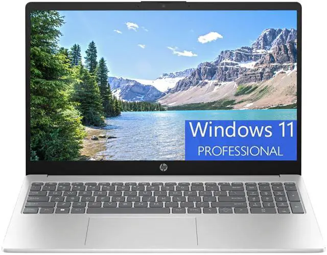 Main image of HP 15 Business Laptop, 15.6" HD (1366 x 768) Touchscreen, Intel Core i3-1215U 6 Cores Processor, Intel UHD Graphics, Bluetooth, Wi-Fi, Long Battery Life, 16GB DDR4  512GB PCIe SSD,  Windows 11 Pro