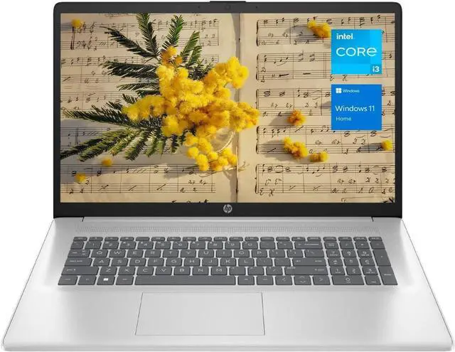 Alt view image 2 of 7 - HP 17 Laptop, 17.3" FHD (1920 x 1080) Display, Intel Core i3-1215U 6 Cores Processor, Intel UHD Graphics, 16GB DDR4  2TB PCIe SSD, Numeric Keypad, Webcam, Wi-Fi, HDMI, Windows 11 Pro