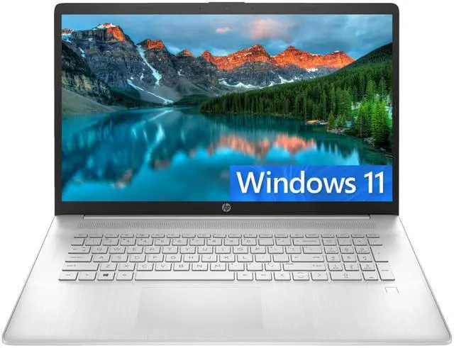 Main image of HP 17 Business Laptop, 17.3" HD+ Touchscreen, Intel Core i7-1355U 10 Cores Processor, Intel Iris Xe Graphics, Fingerprint Reader, Wi-Fi 6, 16GB DDR4  512GB PCIe SSD, Windows 11