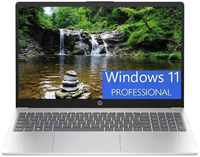 Main image of HP 15 Business Laptop, 15.6" HD (1366x768) Touchscreen, Intel Core i5-1235U 10 Cores Processor, Intel Iris Xe Graphics, Wi-Fi and Bluetooth, 16GB DDR4  2TB PCIe SSD, Windows 11 Pro
