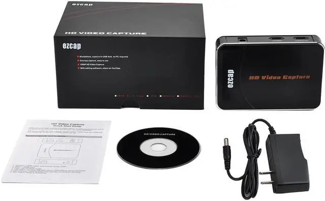 Alt view image 6 of 6 - EZCAP 1080P 30fps HD Video Capture Card Game Capture With Microphone In for Blue Ray/Set-top box/Computer/Game box