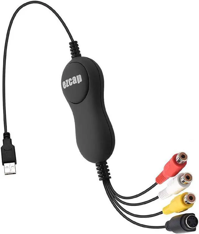Main image of USB2.0 Video Capture Converter, record analog video from VHS,VCR,DVD Player to digital format, USB output and AV output