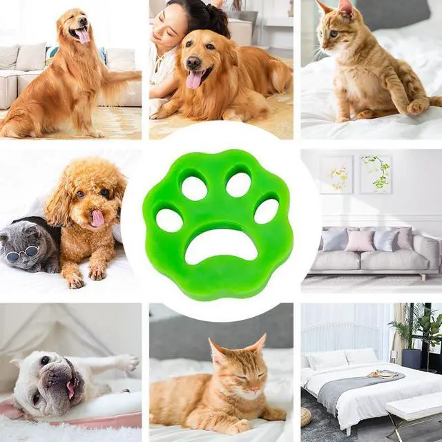 Alt view image 6 of 6 - Pet Hair Remover Washing Machine Accessory Cat Dog Fur Lint Hair Remover Clothes Dryer Reusable Cleaning Dryer Catcher 1pc