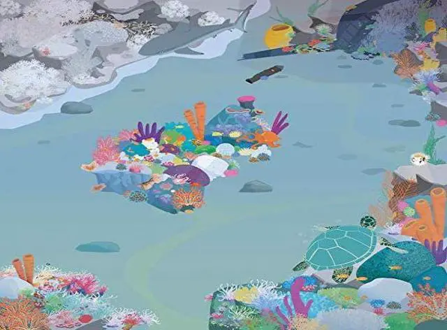 Main image of TTS Rugged Robot Treasure Island Mat | Floor playmats for kids Educational Fun Robot mats- Programmable Robot Toys for Kids | Above 3 years