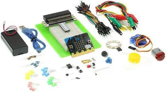 Main image of ElecFreaks micro:bit Starter Kit with micro:bit Board|Classroom Size Lesson Kit, Learning Kits & Wireless Blocks|Educational Box