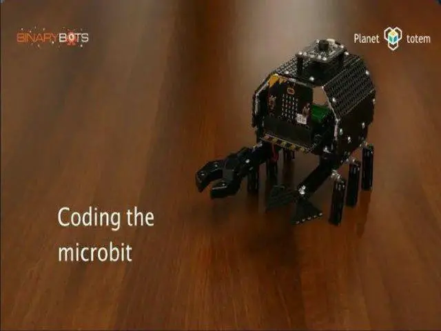 Alt view image 3 of 3 - MICROBIT Totem Crab Educational Development Kit â Robot Construction Kit | Binary Bots Sensor Board | Perfect kids educational toy for boys and girls ages 2 and up | Physical Learning