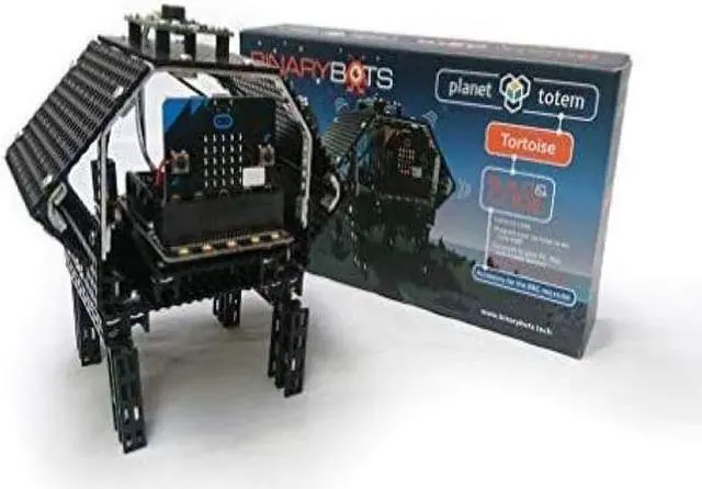 Alt view image 2 of 2 - Binary Bots Totem Tortoise Robot Kits for BBC Micro bit, Educational Development Kit | Perfect kid's educational toy for boys and girls ages 2 and up | Physical Learning Kit