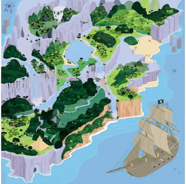 Alt view image 2 of 2 - Rugged Robot Coral Reef Mat. Product Code: IT10240 | Floor playmats for kids