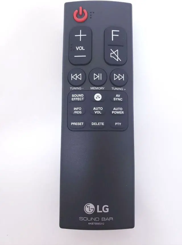 Main image of Genuine LG Sound Bar Remote AKB75595312 Compatible with: AKB75475301, SK1 SK10 SK10Y SK6 SK6Y SK8 SK8Y SK9 SK9Y