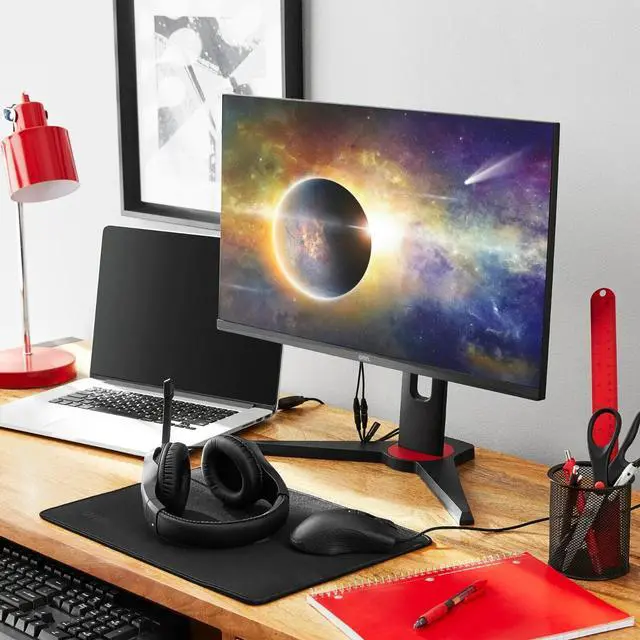 Alt view image 2 of 7 - ONN 100027813 24" 165 Hz 1 ms (TR) 1080P FHD Gaming Monitor - Black