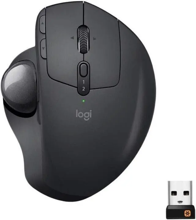 Alt view image 4 of 13 - Logitech 910-005177 MX ERGO Advanced Wireless Trackball for Windows PC and Mac