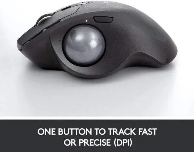 Alt view image 6 of 13 - Logitech 910-005177 MX ERGO Advanced Wireless Trackball for Windows PC and Mac