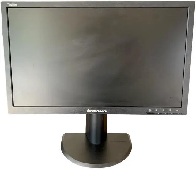 Alt view image 5 of 7 - Lenovo 23" Monitor 1920x1080 FHD 60Hz LCD VGA DP DVI - FULL Tilt, Swivel & Pivot