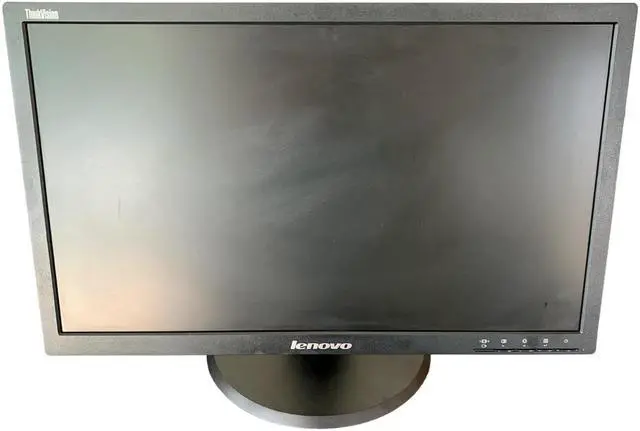 Alt view image 3 of 7 - Lenovo 23" Monitor 1920x1080 FHD 60Hz LCD VGA DP DVI - FULL Tilt, Swivel & Pivot