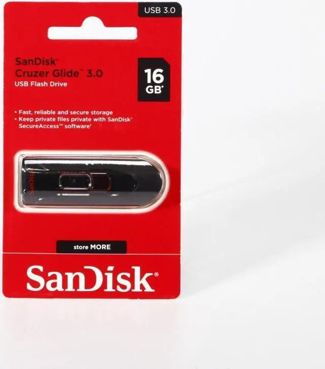 Alt view image 15 of 20 - SanDisk 16GB Cruzer Glide USB 3.0 Flash Drive