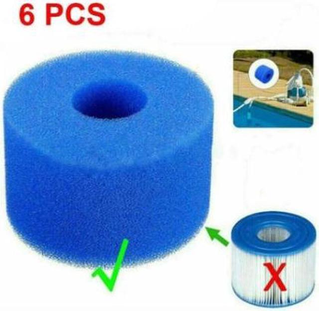 Alt view image 2 of 2 - 6x Intex Pure Spa Reusable Washable Foam Hot Tub Filter Cartridge S1