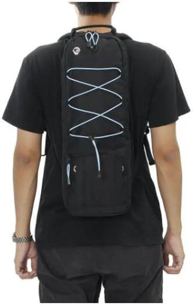 Alt view image 3 of 3 - New Oxygen Cylinders Backpack Holder Tank Portable Carrier Nylon Bag Wheelchair