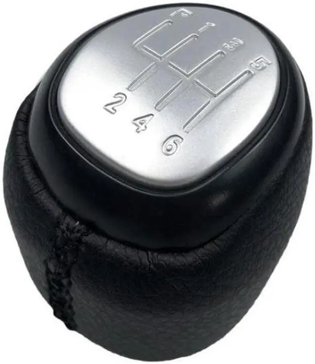 Alt view image 2 of 3 - SAAB 93 9-3 SS 2003-2012 Gear knob in leather 6 Speed Shift Handball