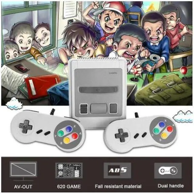Alt view image 4 of 4 - Retro Mini Tv Game Console Built-in 620 Classic Games Snes Game Console