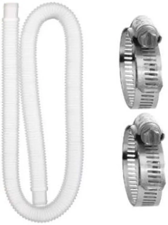 Main image of Swimming Pool Filter Pump 1.5m Hose Metal Clamp Replacement Accessory for Intex