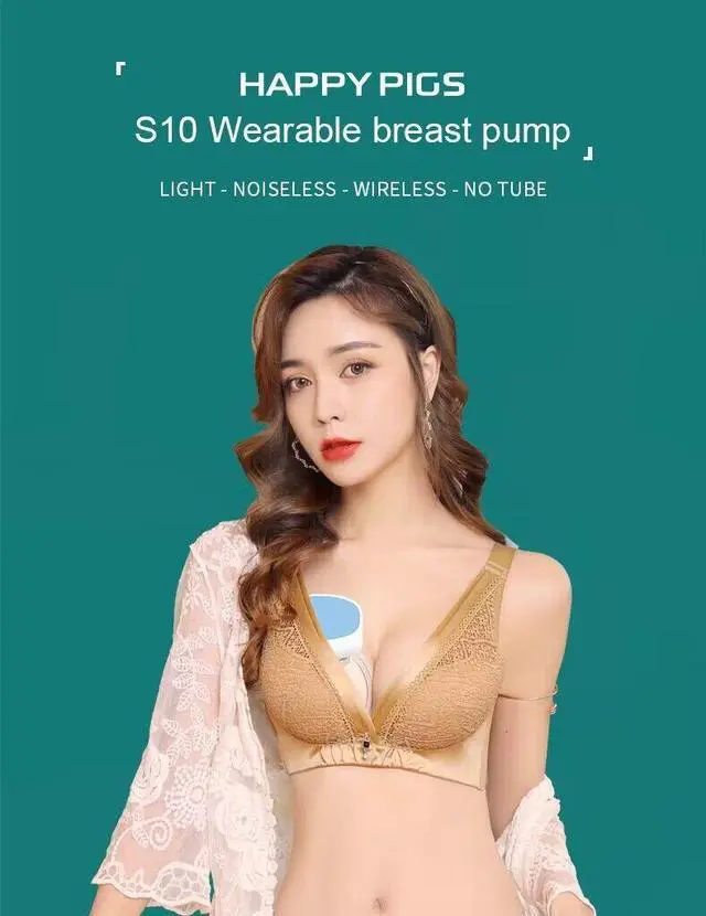 Alt view image 2 of 5 - Electric breast pump Wearable breast pump USB Chargable Electric Breast Pump