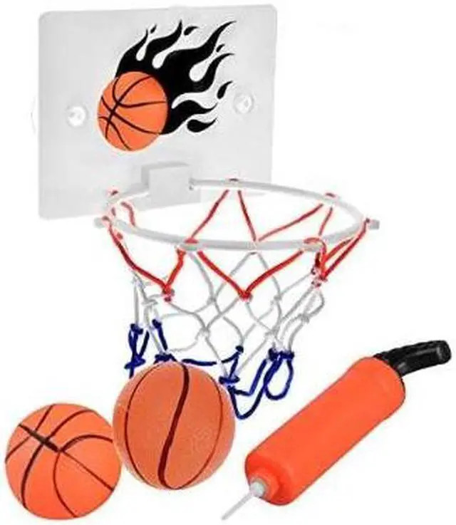 Alt view image 4 of 4 - Mini Basketball Toy, Office Desktop Bathroom Toilet Slam Dunk Game Gadget Home Gadget for Basketball Lovers Boys Girls