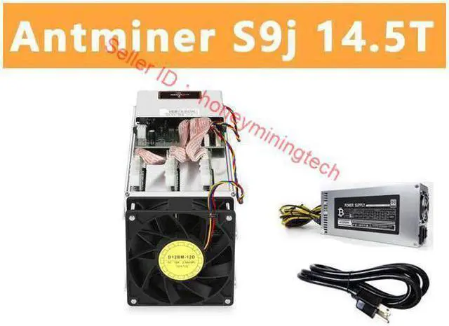 Alt view image 6 of 6 - ANTMINER S9j 14.5TH/s ( power supply need to add a 220V boosting transformer to use ) Bitcoin Miner BTC Mining Machine ASIC Miner Superior to BITMAIN ANTMINER L3 L7 S9 S11 S17 S19 T17 E9