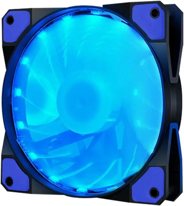 Main image of 5Pack 120mm RGB Light Computer Case Fans LED 4Pin Cooling Fan for Gaming Case