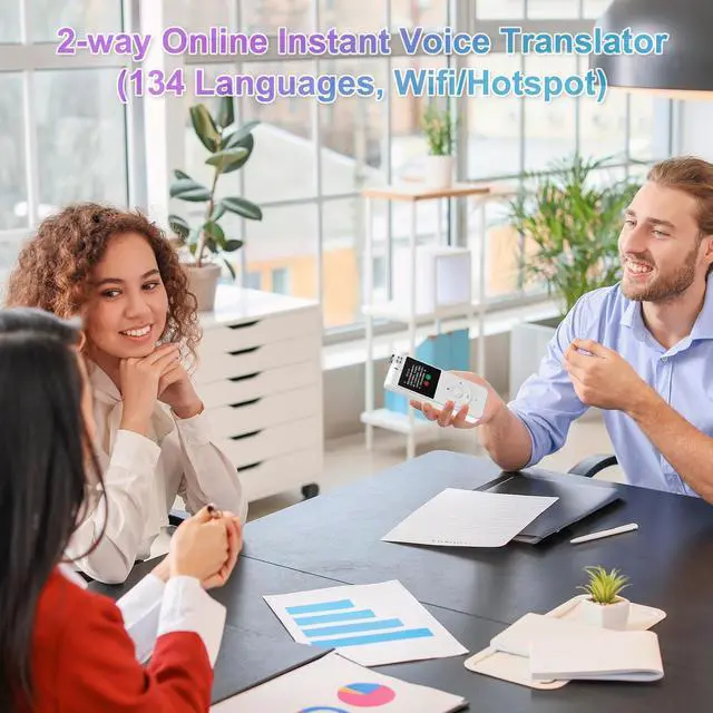 Alt view image 3 of 7 - GoBudsGo F9 Language Translator Device Portable Real-time Voice Translation in 134 Different Languages and Accents, Instant Interpreter Translation for Travel/Learning/Business