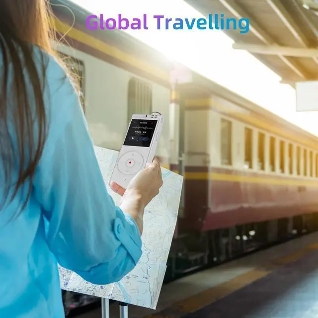 Alt view image 5 of 7 - GoBudsGo F9 Language Translator Device Portable Real-time Voice Translation in 134 Different Languages and Accents, Instant Interpreter Translation for Travel/Learning/Business