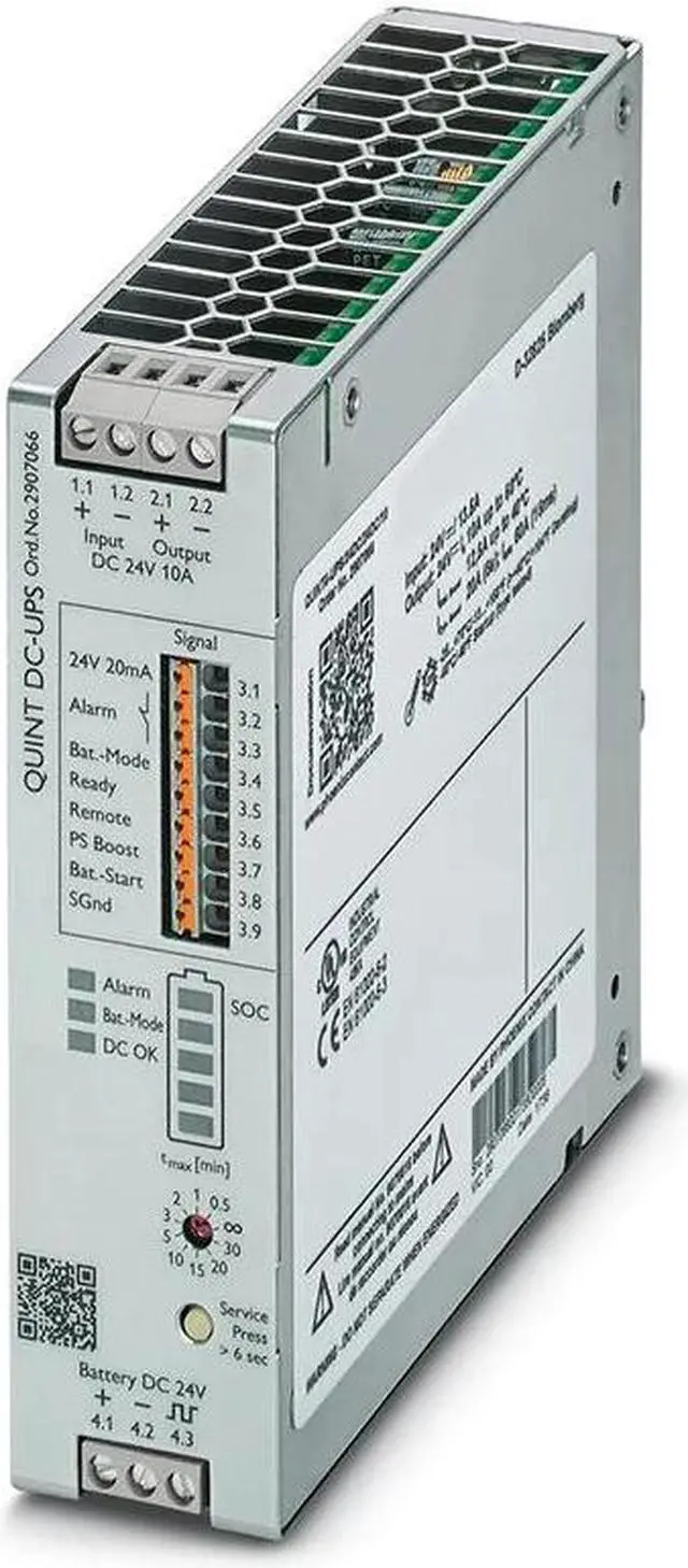 Main image of 2907066 QUINT4-UPS/24DC/24DC/10 QUINT DC-UPS Uninterruptible Power Supply