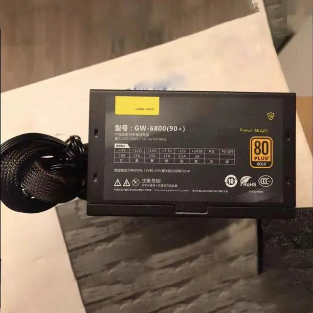 Main image of GW-6800 (90+) 600W For GreatWali Power Supply Rated 600W Dragon Power Supply