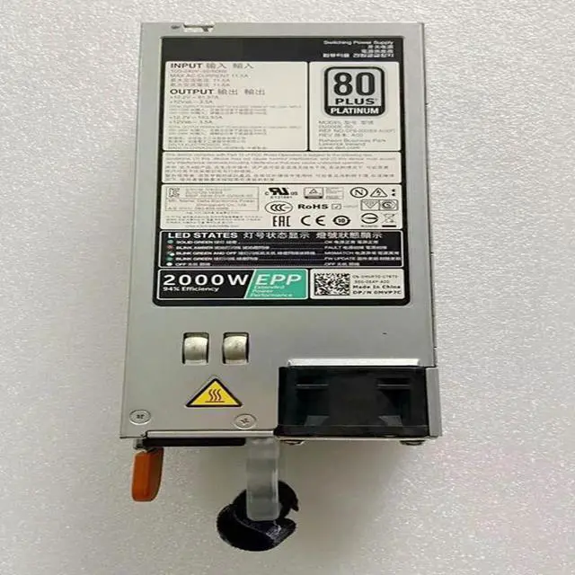 Main image of R840 R940 R740XD 2000W Switching Power Supply DPS-2000EB A D2000E-S0 J5WMG MVP7C 39K3H 0XYK93