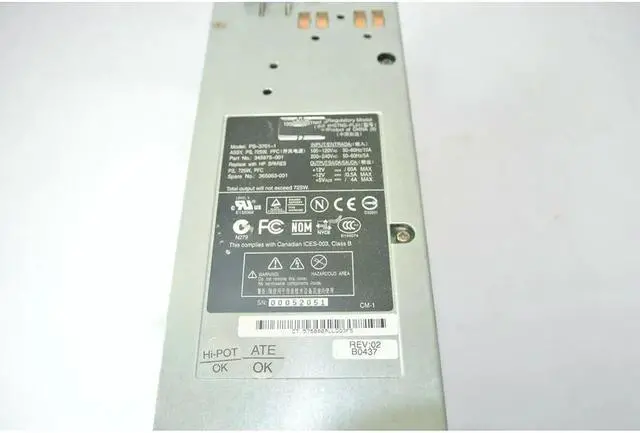 Main image of Server Power Supply ML350 G4 PS-3701-1 345875-001 365063-001 725W