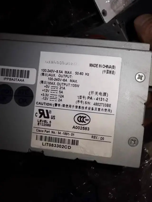 Main image of PA-4131-2 34-1891-01 Power Supply
